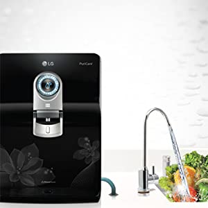 LG WW182EP 8 L RO + UV + UF WATER PURIFIER WITH STAINLESS STEEL TANK , BLACK